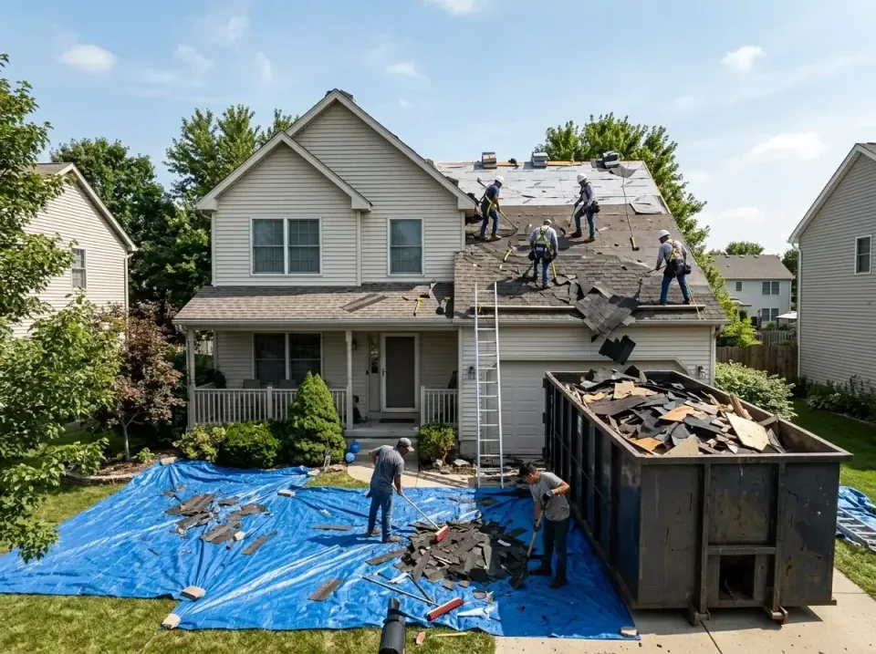 roof-replacement-debris-remova-004 — frequently asked questions, Cheapest Dumpster Rentals in Santa Clarita, CA